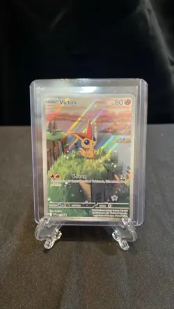 Pokemon Victini SVP 208 Scarlet & Violet Promo Holo - Image 1