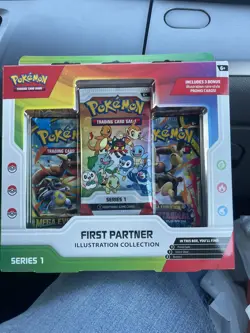 Pokemon TCG First Partner Illustration Collection Series 1 Box UNOPENED - Image 1