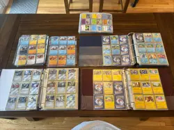 3 Pokemon Binder Lot Plus TONS Of Binder Sleeves Holo 1st Ed Mid Era And New Wow - Image 4