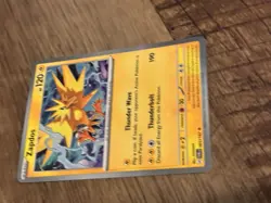 Pokemon TCG Zapdos 065/167 Sv06 Twilight Masquerade Rare Reverse Holo 120 HP - Image 3