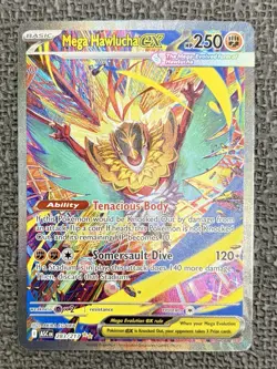 2026 Pokemon Ascended Heroes Mega Hawlucha EX Special Illustration Rare 283/217 - Image 1