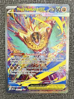2026 Pokemon Ascended Heroes Mega Hawlucha EX Special Illustration Rare 283/217 - Image 3