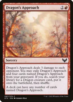 Dragon's Approach #97 (NM) Strixhaven STX Magic MTG - Image 1
