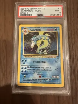 2000 POKEMON GAME BASE II #7 GYARADOS-HOLO PSA 9 MINT - Image 3