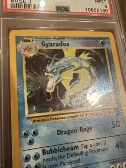 2000 POKEMON GAME BASE II #7 GYARADOS-HOLO PSA 9 MINT - Image 4