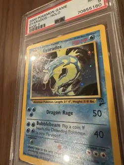 2000 POKEMON GAME BASE II #7 GYARADOS-HOLO PSA 9 MINT - Image 5