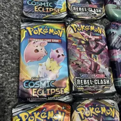 Pokemon Galar Power Mini Tins Case 1x Cosmic Eclipse 1x Reble Clash - Image 3
