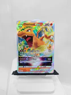 Charizard Pokemon VSTAR 018/172 Brilliant Stars Ultra Rare Full Art Holo Pokemon - Image 1