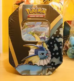 🔥2021 Pokemon Vaporeon V Tin Eevee Evolutions BUNDLE All New/Factory Sealed!🔥 - Image 4