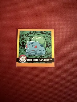 Vintage 1999 Pokemon Artbox Sticker Bulbasaur - Image 1