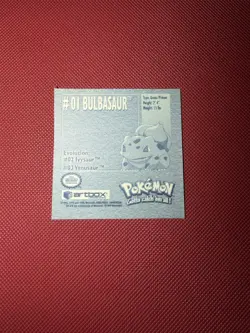 Vintage 1999 Pokemon Artbox Sticker Bulbasaur - Image 2