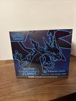 Phantasmal Flames Pokemon Center ETB Elite Trainer Box Sealed - Image 1
