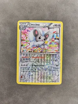 Pokemon TCG Cinccino RC19/RC25 Holo Legendary Treasures Radiant Collection - LP - Image 1