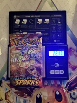 HEAVY! 22.17g Surging Sparks Pokemon TCG Booster Pack - Image 1