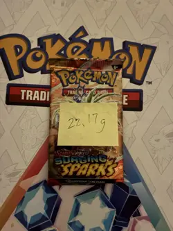 HEAVY! 22.17g Surging Sparks Pokemon TCG Booster Pack - Image 2