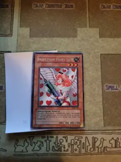 YUGIOH TCG INJECTION FAIRY LILY LOD-100 SECRET 1ST EDITION HP BLEED EFFECT - Image 2