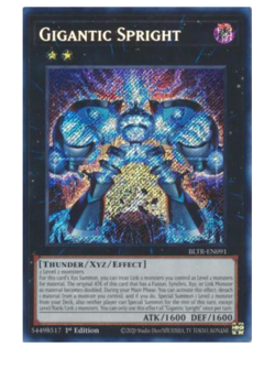 Gigantic Spright - BLTR-EN091 - Secret Rare YuGiOh - Image 1