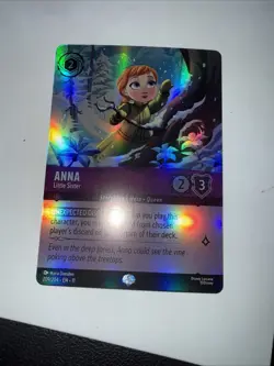 Anna - Little Sister (Epic) 209/204 Winterspell Holo Disney Lorcana - Image 1