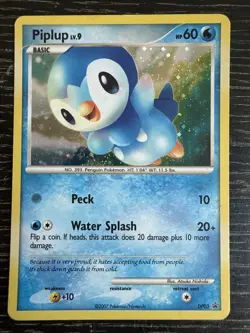 Pokemon Diamond and Pearl: Piplup #DP03 Promo Card-Near Mint - Image 1