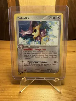 Delcatty 5/109 Holo Pokemon Card EX Ruby & Sapphire 2003 - Image 2