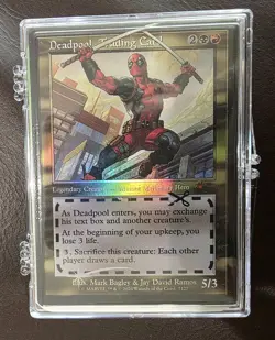 Deadpool, Trading Card - Retro Frame FOIL - Secret Lair Chase NM MTG - Image 1
