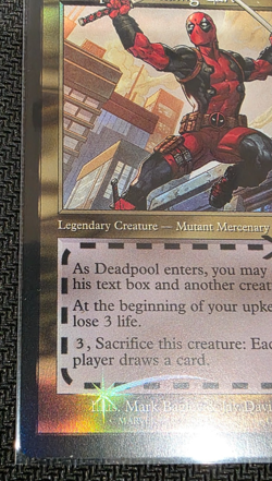 Deadpool, Trading Card - Retro Frame FOIL - Secret Lair Chase NM MTG - Image 4
