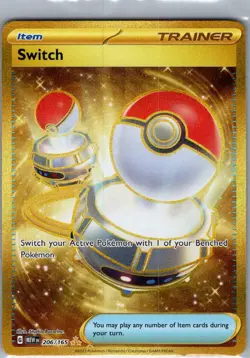 Switch 206/165 SV: Scarlet & Violet 151 - Pokemon Card - NM - Image 1
