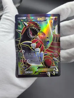 Pokemon TCG Groudon EX 150/160 HP 180 5ban Graphics Reverse Holo Trading Card - Image 4