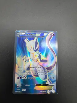 Pokemon TCG 2016 Basic Mewtwo EX 157/162 HP 170 Ryo Ueda Holo Trading Card Game - Image 2