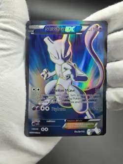 Pokemon TCG 2016 Basic Mewtwo EX 157/162 HP 170 Ryo Ueda Holo Trading Card Game - Image 4