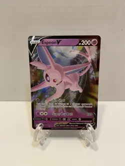 Pokemon Espeon V 64/203 Ultra Rare Evolving Skies Pokemon TCG Card - Image 1