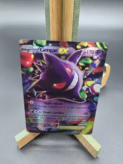 Pokemon TCG Basic Gengar EX 34/119 HP 170 Eske Yoshinob Holo Trading Card - Image 1
