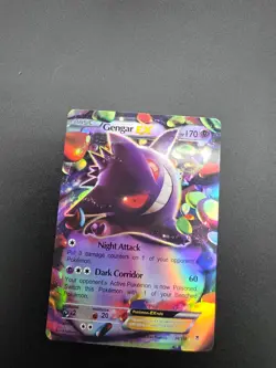 Pokemon TCG Basic Gengar EX 34/119 HP 170 Eske Yoshinob Holo Trading Card - Image 2