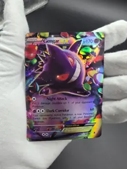 Pokemon TCG Basic Gengar EX 34/119 HP 170 Eske Yoshinob Holo Trading Card - Image 4
