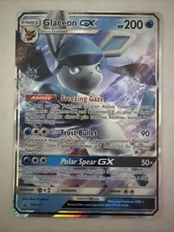 Pokemon Glaceon-GX SM Black Star Promos SM147 NM Card TCG - Image 1