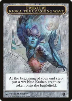 Emblem - Kiora, the Crashing Wave #11 (NM) Born of the Gods BNG Magic MTG - Image 1