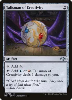 Talisman of Creativity #231 (NM) Modern Horizons MH1 Magic MTG - Image 1