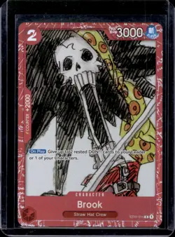 2023 One Piece Premium Card FILM RED Edition Brook #ST01-011 - Image 1