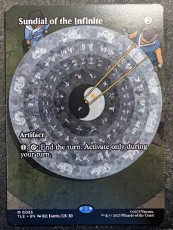 Sundial of the Infinite - Borderless - Avatar the Last Airbender (MTG) - Image 1