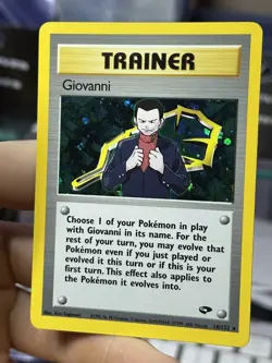 Giovanni 18/132 Gym Challenge 2000 Holo Rare WOTC Pokemon Card TCG - Image 4