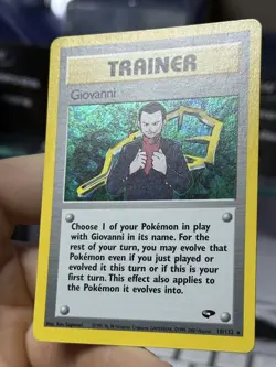Giovanni 18/132 Gym Challenge 2000 Holo Rare WOTC Pokemon Card TCG - Image 5