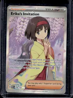 2023 Pokemon SV 151 Erika's Invitation Ultra Rare #196/165 - Image 1