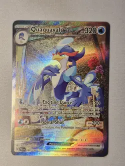 Pokemon TCG Quaquaval EX Paldea Evolved Special Illustration Rare Card 260/193 - Image 1