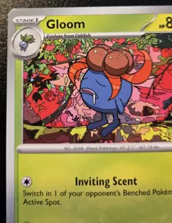 Gloom 002/197 Common Scarlet & Violet: Obsidian Flames Pokemon TCG - Image 2