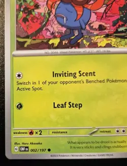 Gloom 002/197 Common Scarlet & Violet: Obsidian Flames Pokemon TCG - Image 4