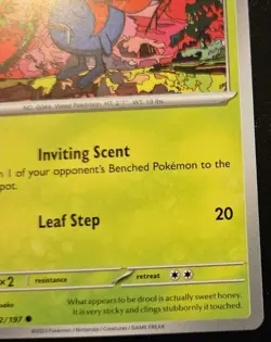 Gloom 002/197 Common Scarlet & Violet: Obsidian Flames Pokemon TCG - Image 5