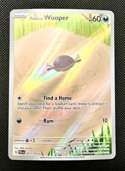 Paldean Wooper 221/193 Paldea Evolved Illustration Rare NM Pokemon TCG - Image 1