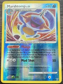 Marshtomp 67/147 Pokemon TCG Platinum Supreme Victors Komiya Reverse Holo LP - Image 1