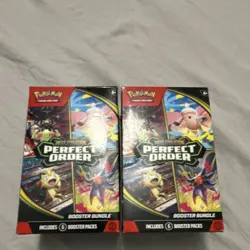 Pokemon Opened Perfect Order Booster bundle boxes English TCG - Image 1