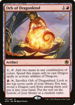 Orb of Dragonkind #157 (NM) Forgotten Realms AFR Magic MTG - Image 1